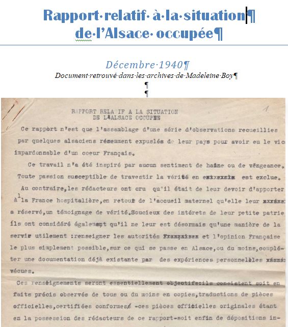 titre alsace occupée
