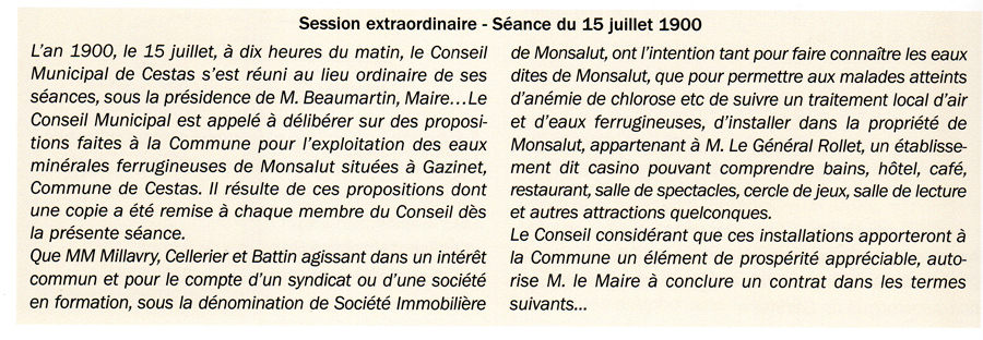 eaux de monsalut